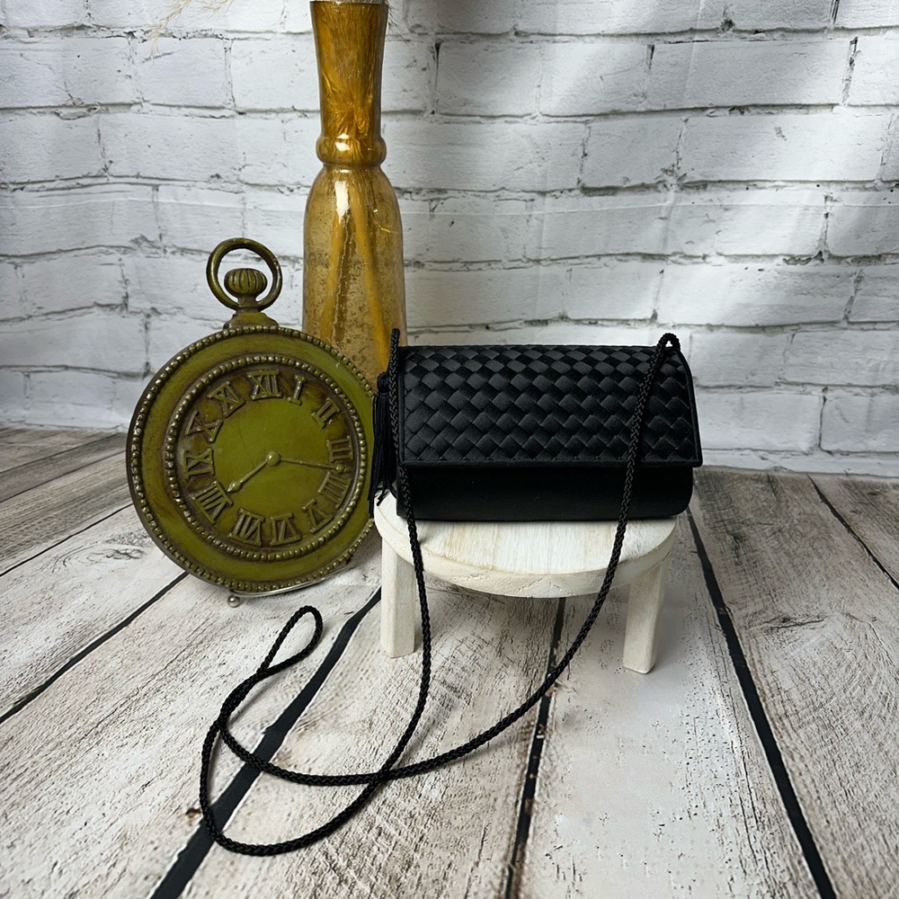 Small Satin Barrel Purse